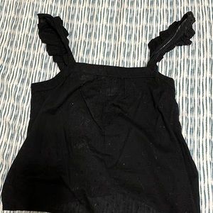 Black tank top